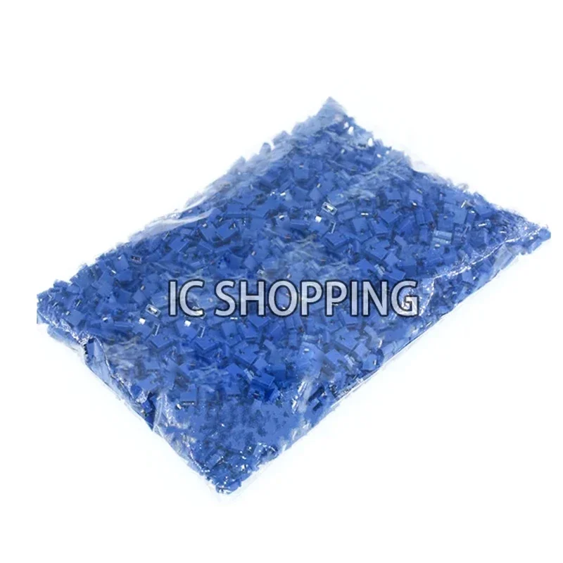 2000PCS Pitch Jumper Shorted Cap & Headers & Draadbehuizingen 2.54MM SHUNT Zwart Groen Rood Wit Geel Blauw Voor Arduino Open Close