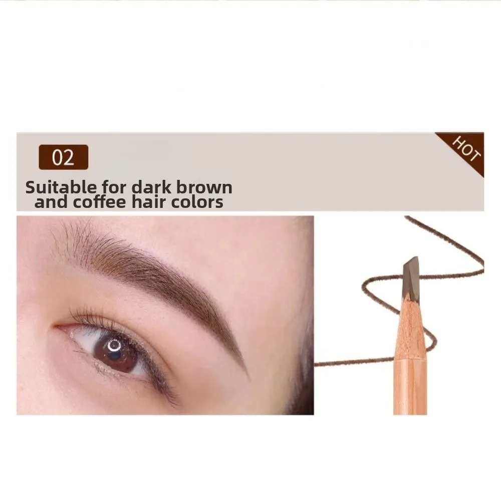 Hot Hard Microblading Wenkbrauw Pen Waterdicht Natuurlijke Wilde Wenkbrauwen Tint Enhancers Potlood Gemakkelijk aan te brengen Brow Definer Make-up