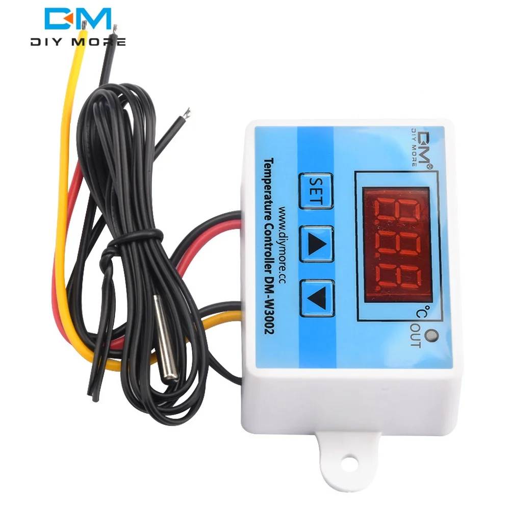 XH-W3002 AC 110V-220V LED Digital Thermoregulator Thermostat Temperature Controller Meter Heating Cooling