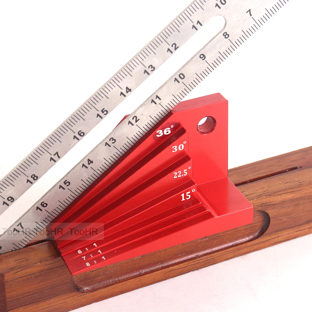 Imagem -05 - T-bisel Block Gauge Liga de Alumínio Medidor de Ângulo do Bloco de Medição Finder para Ferramentas de Carpintaria Carpinteiro Transferidor