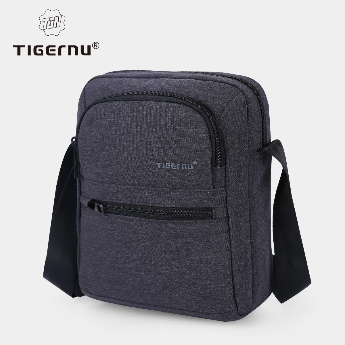 Torba męska na ramię Tigernu, torba na iPada 9,7 cala, torba crossbody dla mężczyzn, odporna na wstrząsy torba kurierska, mini lekka męska torebka