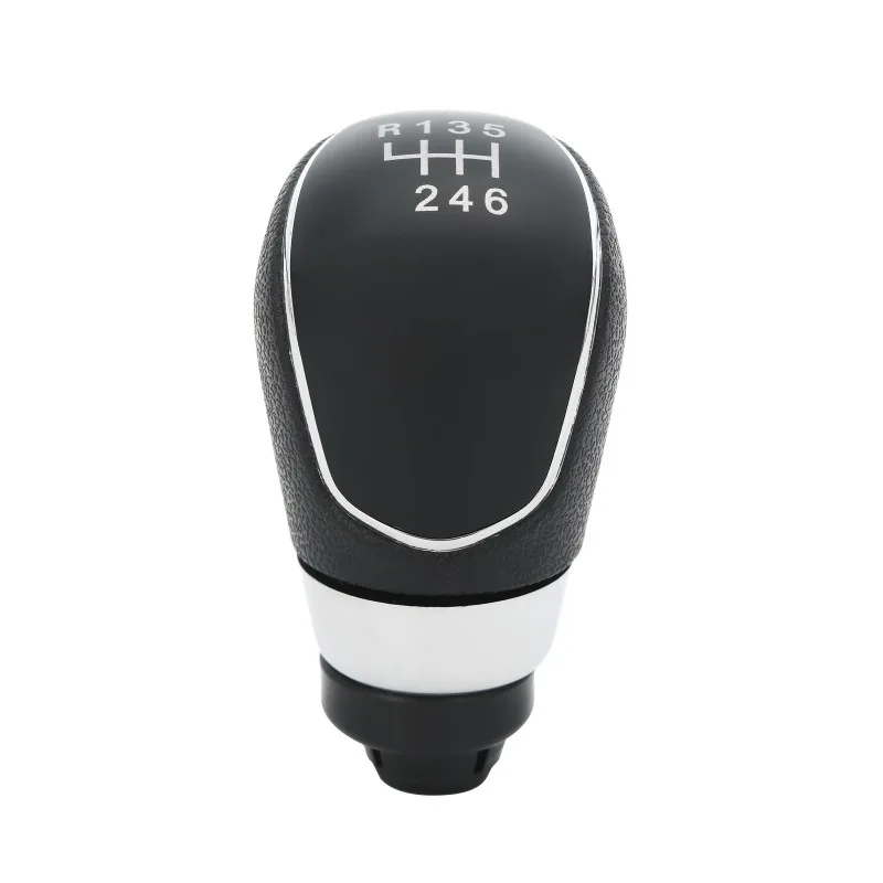 5/6速ギアシフトノブ フォード フィエスタ 2008-2012用 - トランスミッションシフターハンドル、耐久性のある車のコックピットインテリアアクセサリー 2011