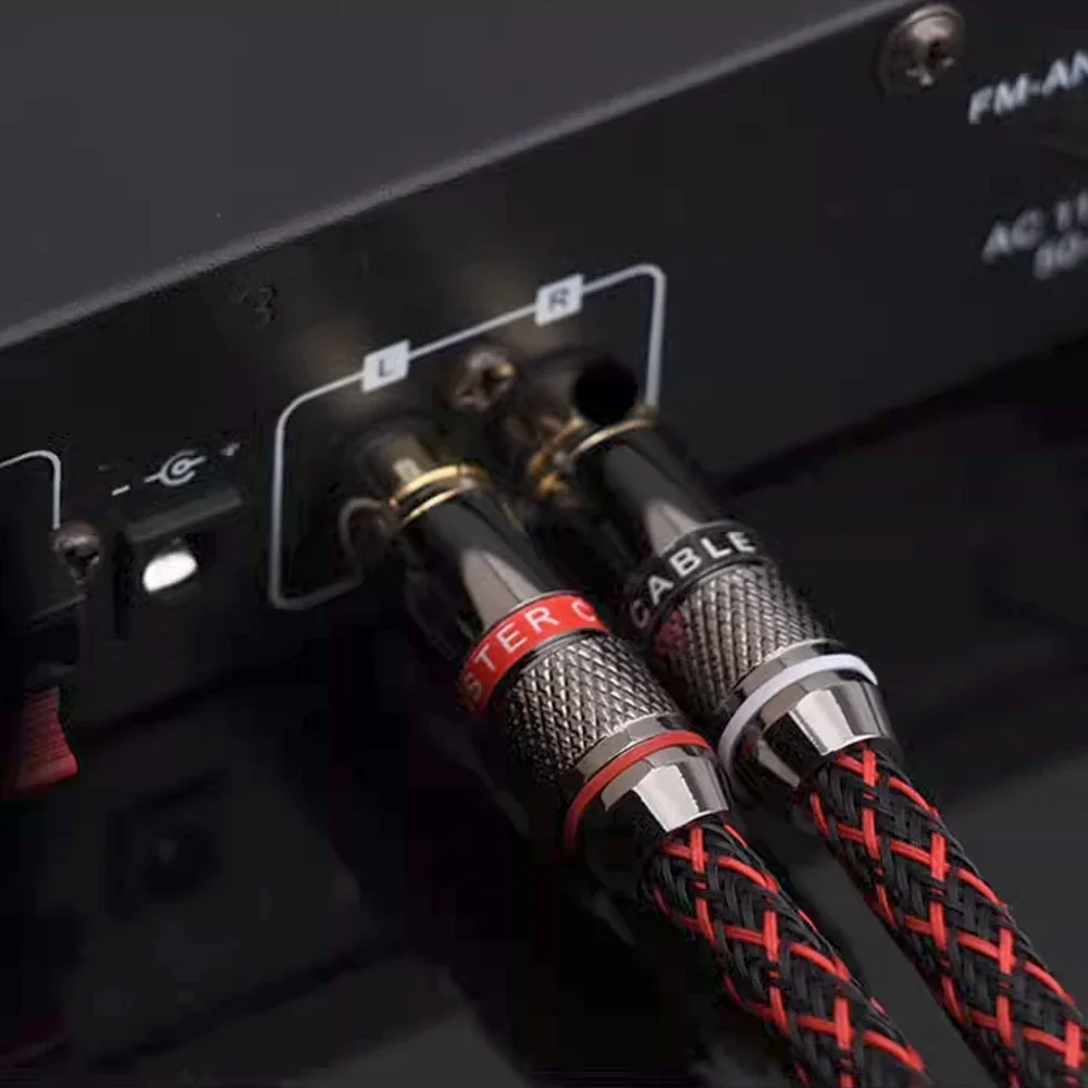 Canare RCA audio cable speaker Home Audio Video Interconnect Cables Stereo 4N OFC Male to Male For Amplifier DAC TV car audio