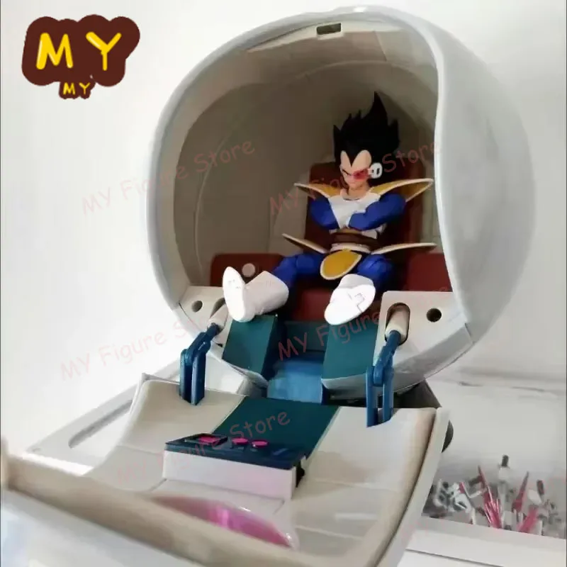 

Goku Вегета космический капсульный космический корабль Драконий жемчуг Аниме фигурки светящиеся украшения супер сайян Вегета космическая модель детские игрушки подарки