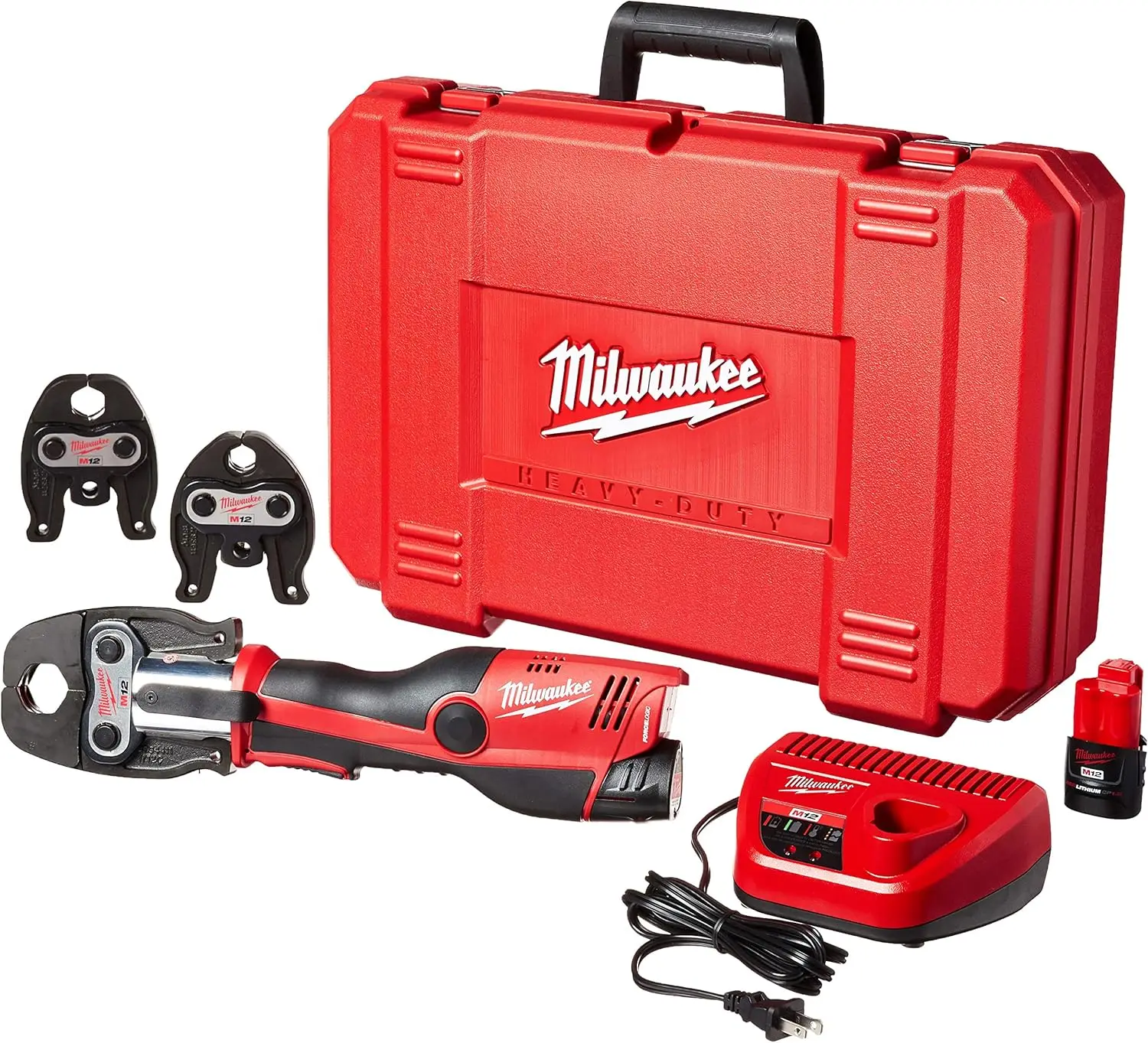 

Milwaukee 2473-22 M12 Force Logic Press tool 1/2" - 1" Kit