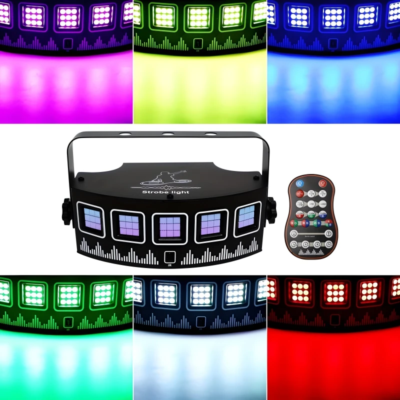 ferro led voice control strobe light rgb festa uv com controle remoto cor ajustavel dj stage clube casamento decoracao do lar bar 01