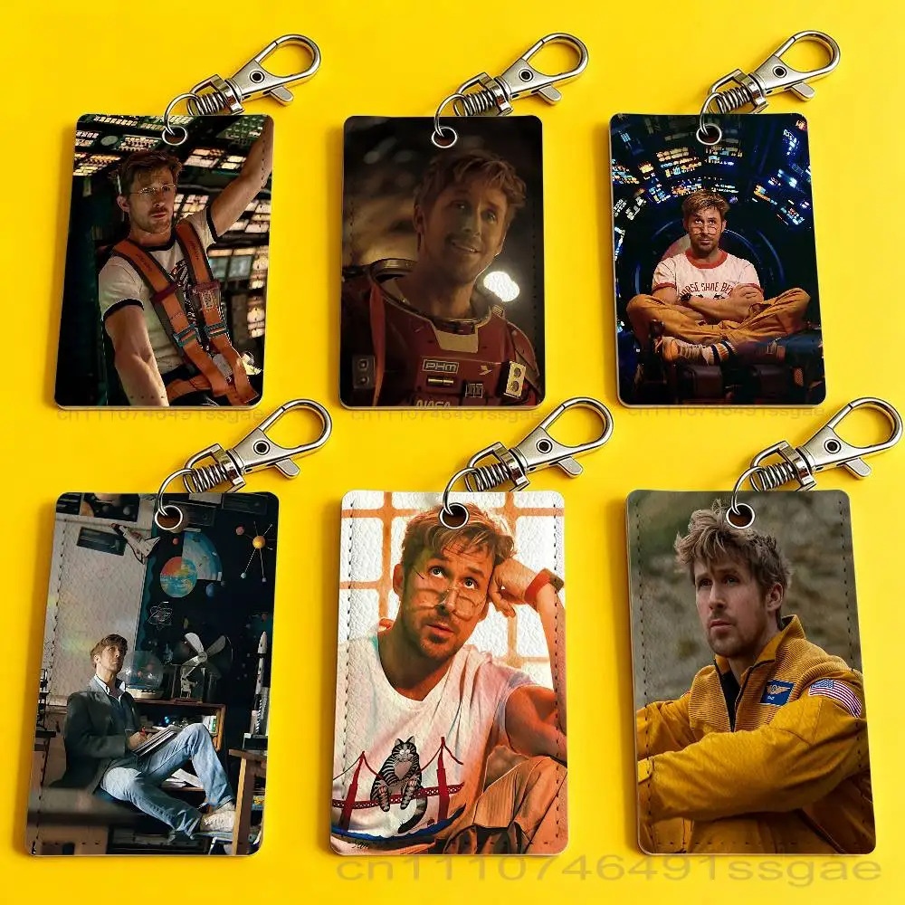 

Ryan Gosling Project Hail Mary Badge Holder Keychain For Bank Business Work Card Holder Student Card Protective Case Bus Card