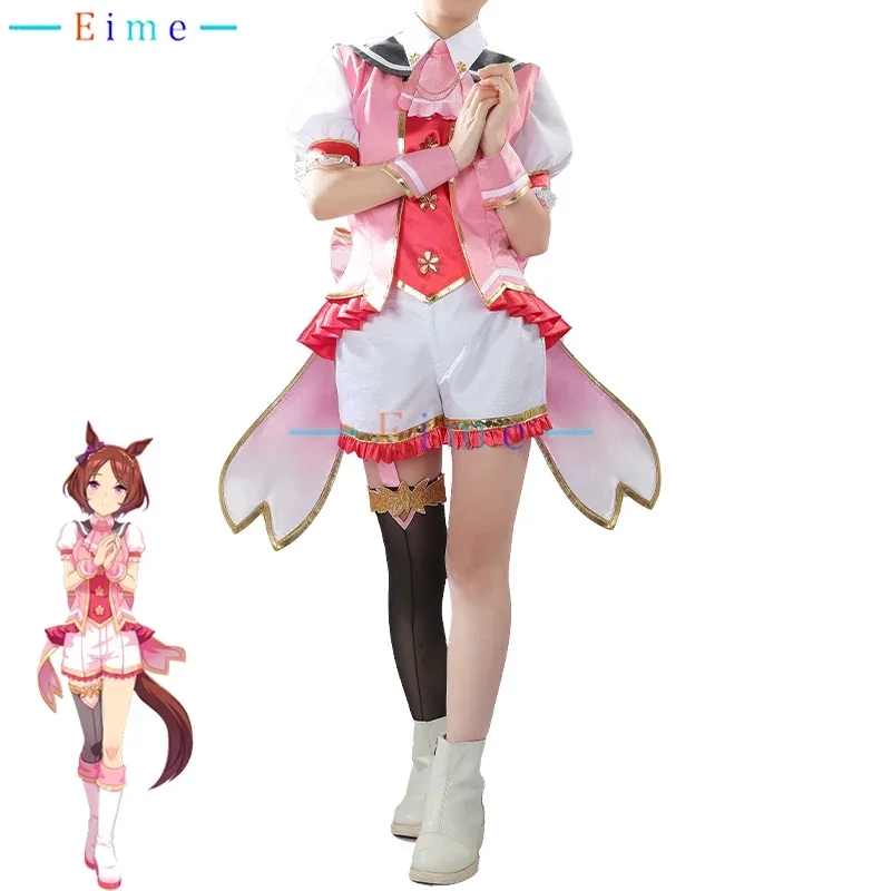 Traje de Cosplay de Sakura, traje de juego bonito Derby, uniformes de Carnaval de Halloween, ropa de Anime hecha a medida