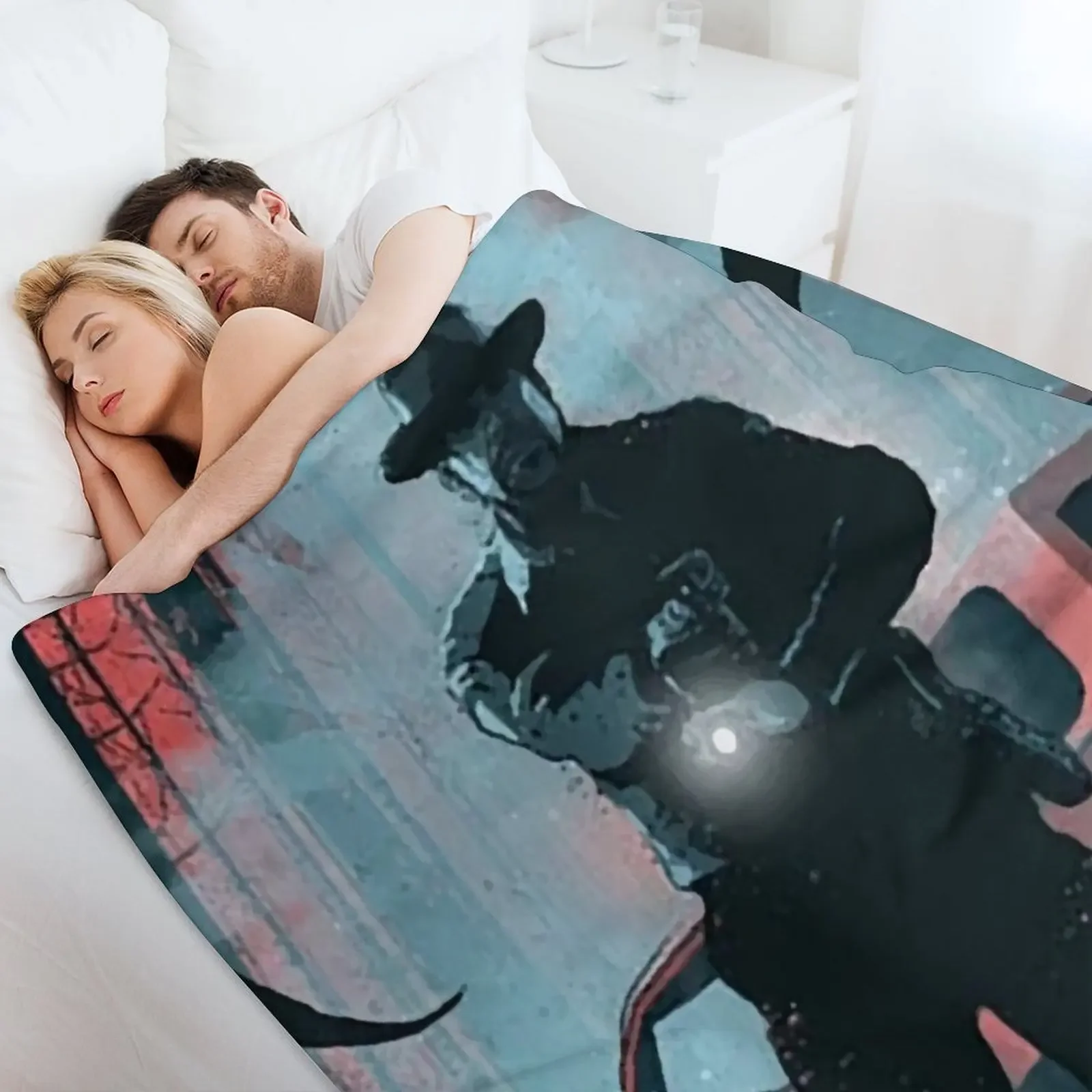 Jim Hopper - Blazer - Car Legends Throw Blanket فضفاض ريتروس سرير صيفي منقوش