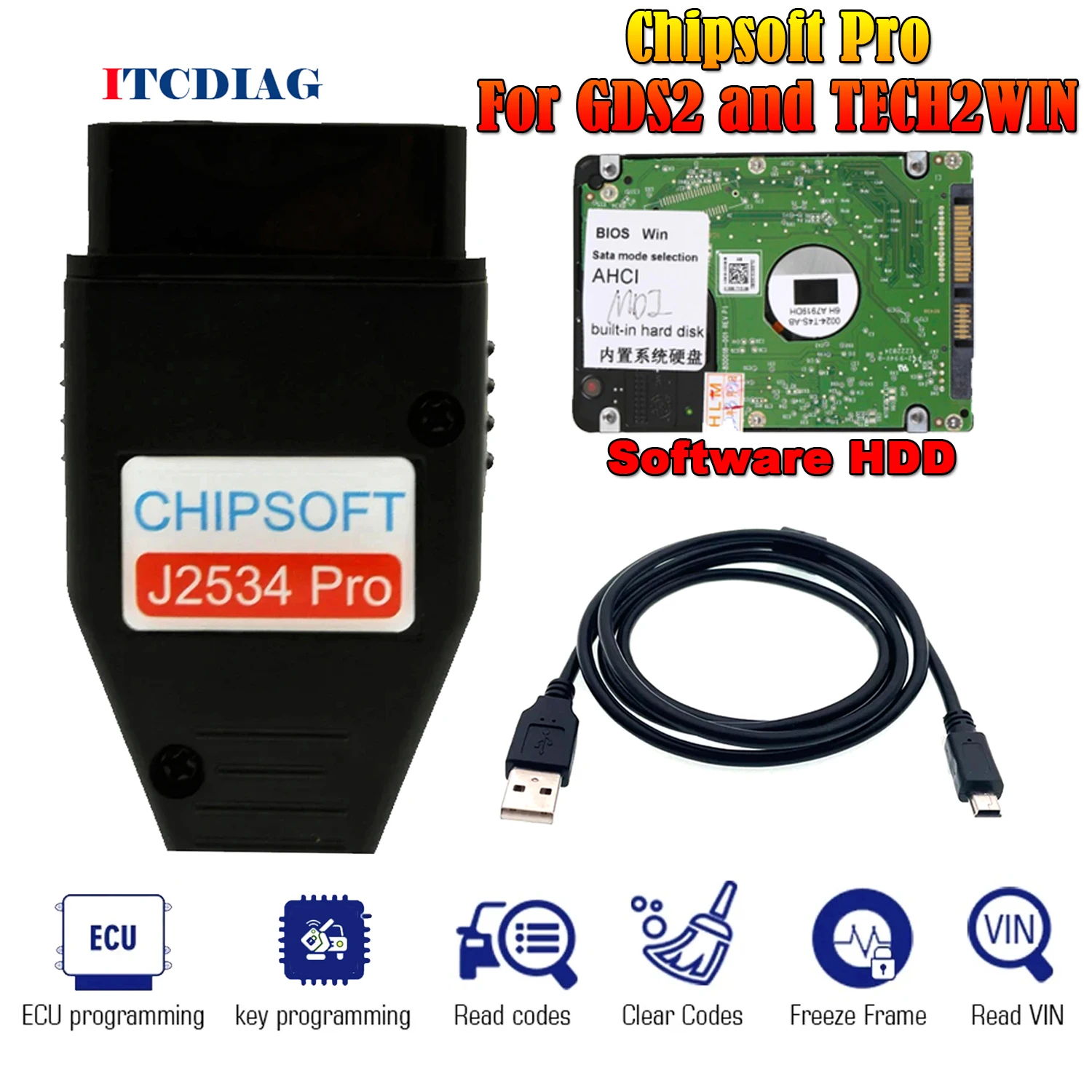 

Chipsoft Pro VCI Diagnostic Programmer for GM/ OPEL GDS2 Diagnostic Tool for GM GDS2 Scanner GDS2 V2023.2.1 Tech2WIN 16.02.24