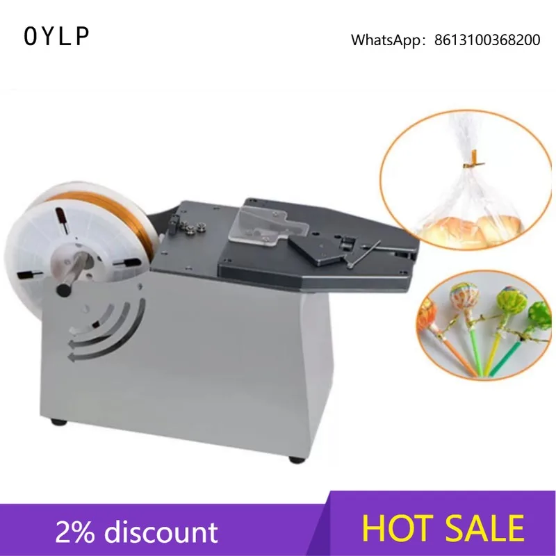 OYLP 60w Automatic Golden Wire Twist Tying Machine Intelligent Control Toast Sealer Candy Bag Wire Twiste Tie Machine with Gold