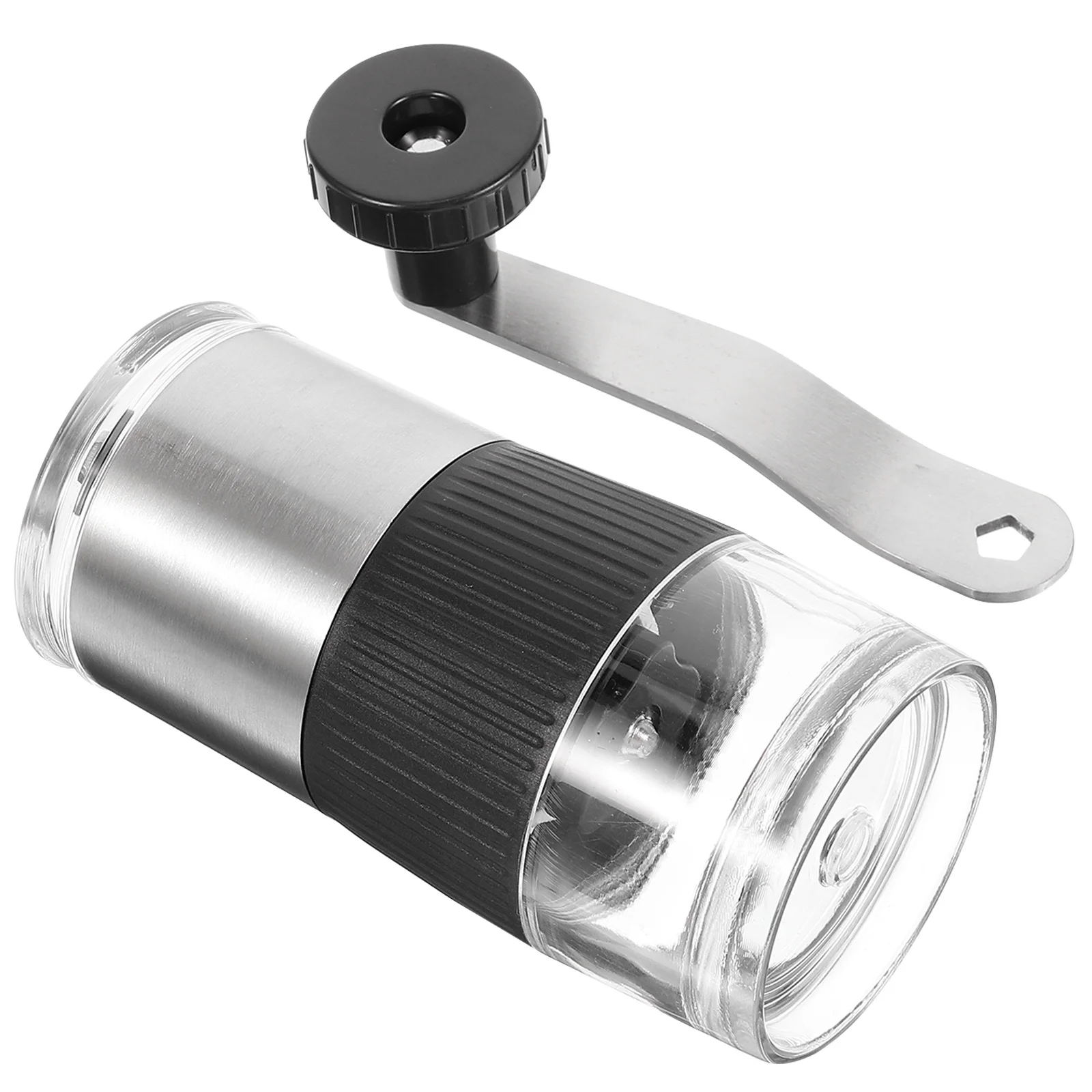 

Stainless Steel Manual Coffee Grinder Portable Hand Crank Durable for Camping Mini Coffee Bean Grinding Tool Grinders