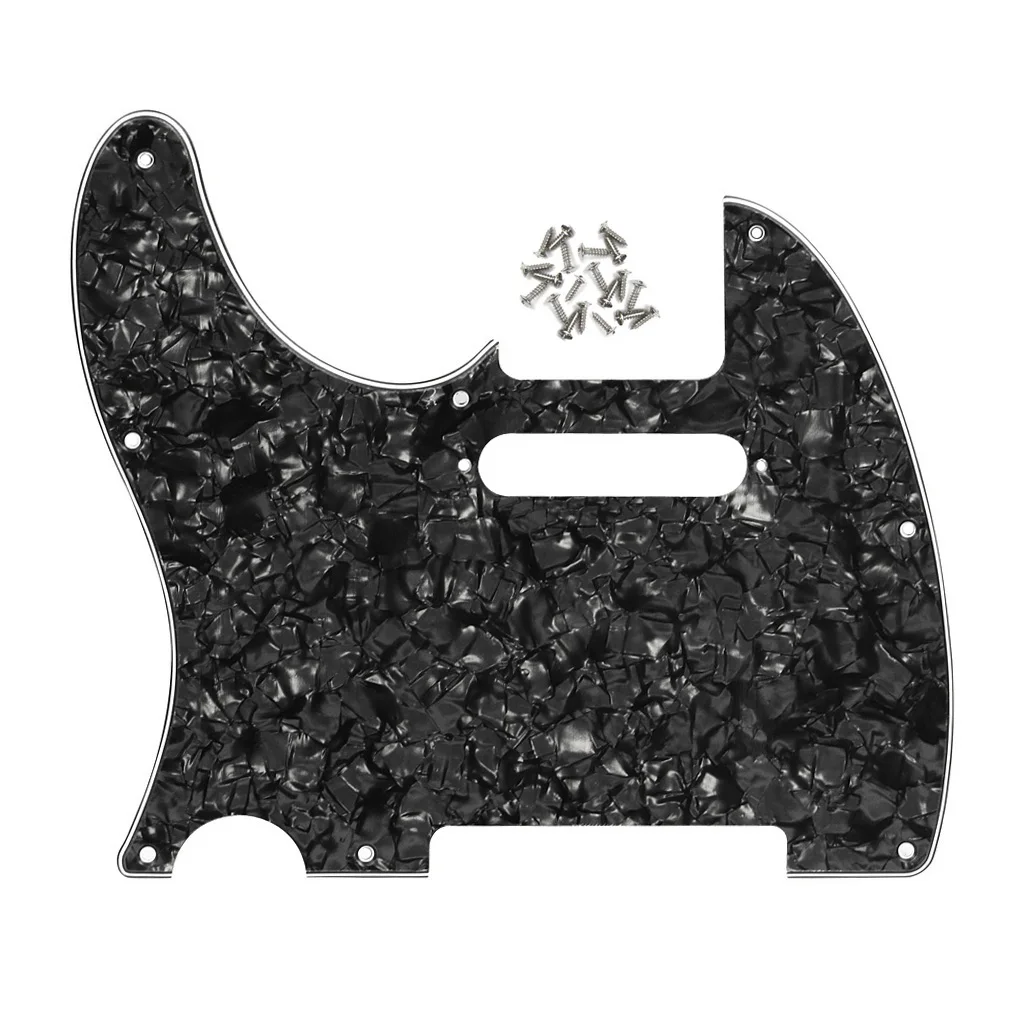 FLEOR Left Handed TL Pickguard Pick Guard Guitar Scratch Plate & Screws for TL Style Guitar Parts,8 Colors Choose