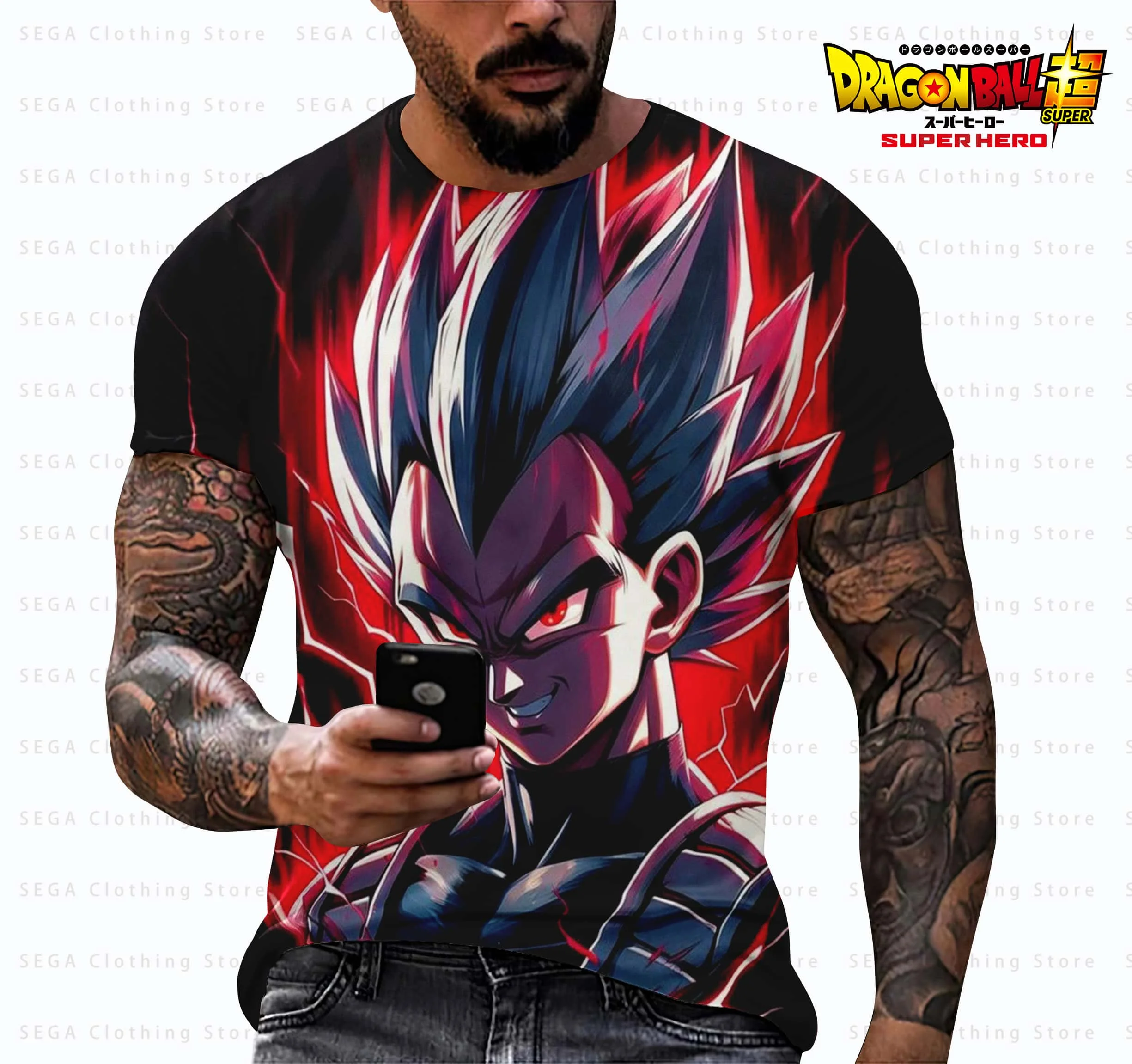 

2025 Fashion Summer Dragon Ball New Shirts Hip Hop Clothing Streetwear Goku Short Sleeve Y2k T-shirt Boys Men's Children's Tops