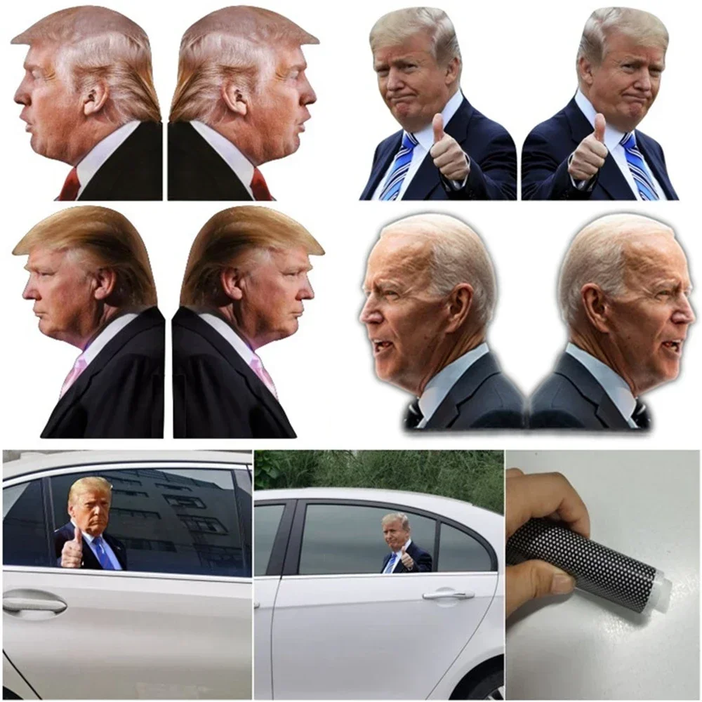 President Donald Trump Car Sticker Self-Adhesive Life Person Size Passenger Decal Auto Exterior Decor