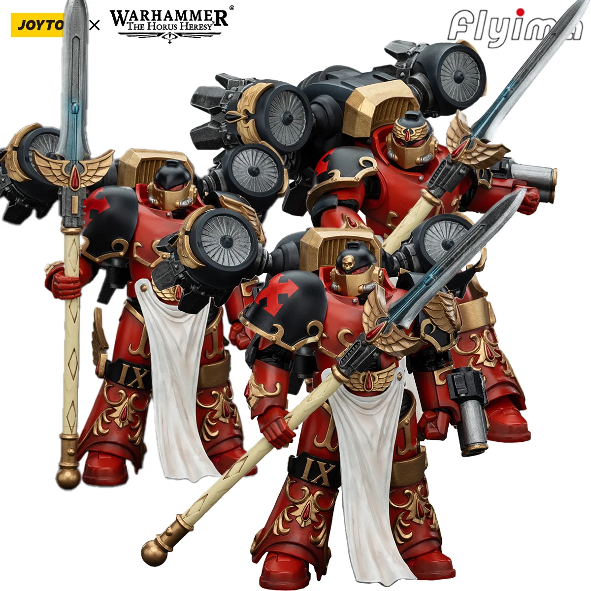 [Pre-Order]JOYTOY Warhammer The Horus Heresy 1/18 Action Figures Blood Angels Dawnbreaker Cohort 3PCS Model