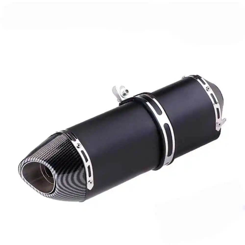 Motorcycle Exhaust System, Suitable for 51mm Caliber Interface, Single End Exhaust Muffler