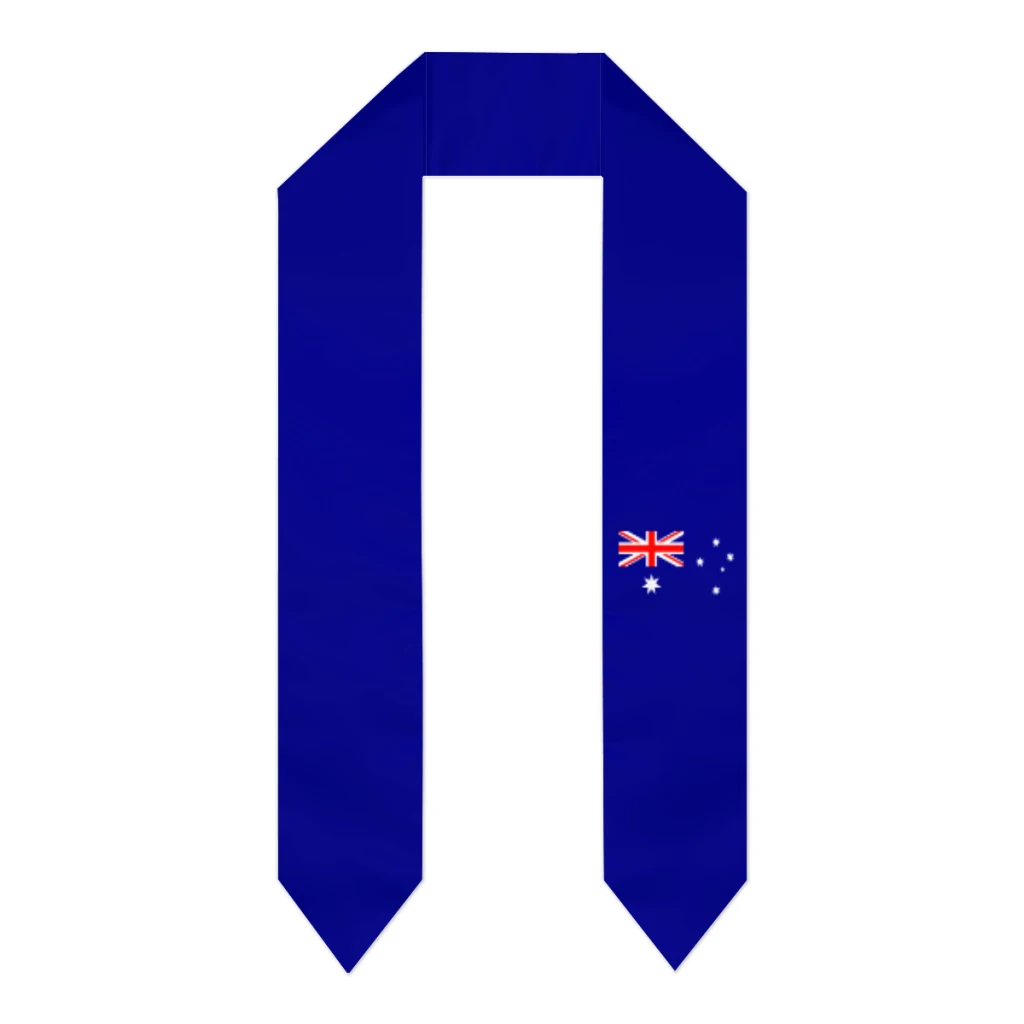 

Australia Flag Thick Graduation Sash Stole Scarf Double Sided Honor Stole For Graduation Students Class Of 2025