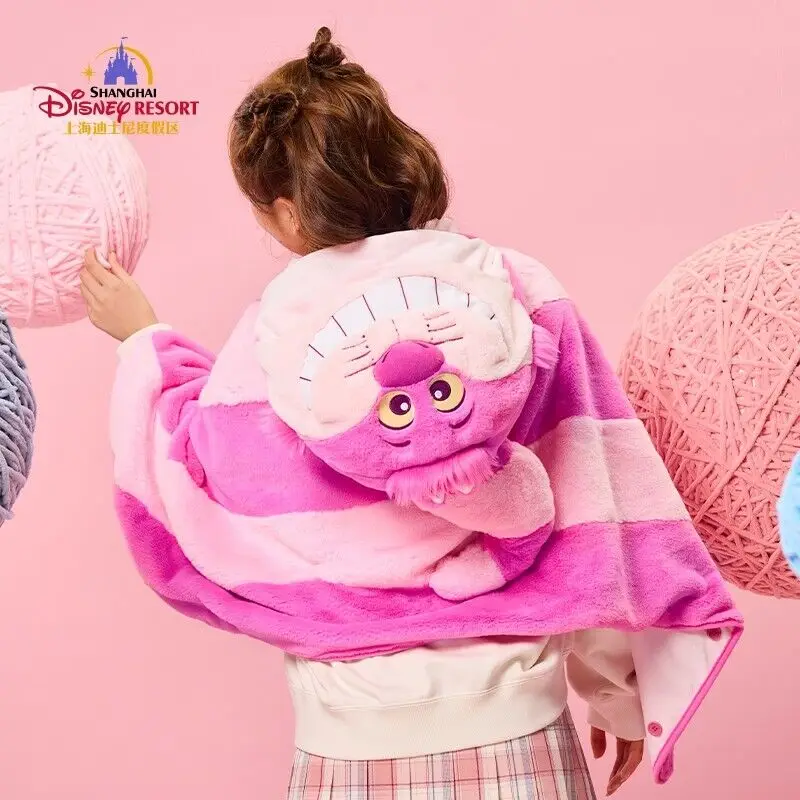 

Аутентичное милое плюшевое одеяло с чеширским котом Шанхай Диснея, хит продаж