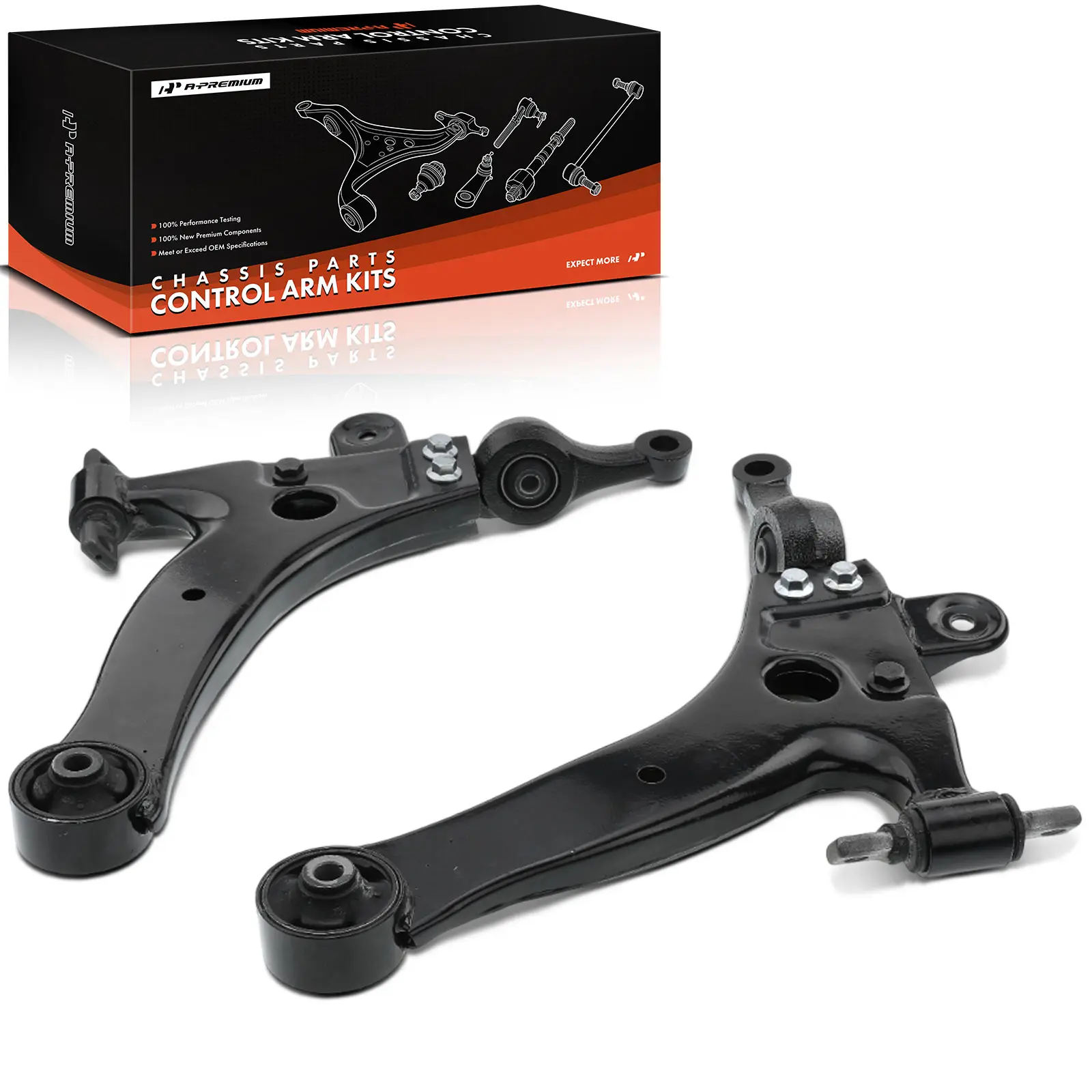 A-Premium 2x Front Control Arm for Hyundai Sonata XG350 2002-2005 XG300 2001 Kia Optima 2001-2005 Magentis 2001-2006