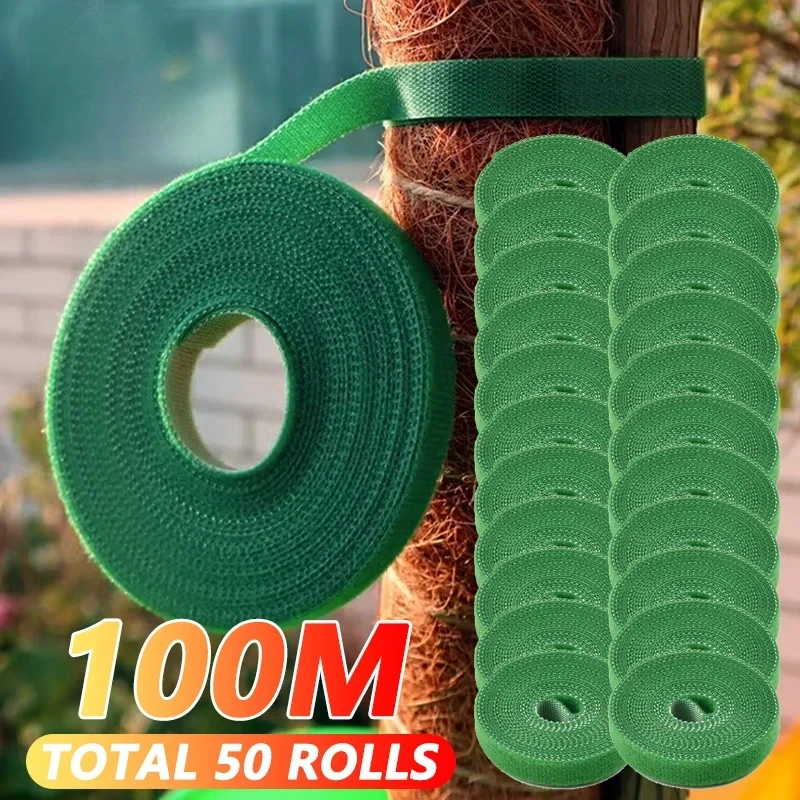 Velcro Tape Nylon Self-adhesive Data Line Binding Device Plants Growing Climbing Reusable Hook-and-loop Fastener Back-to-back