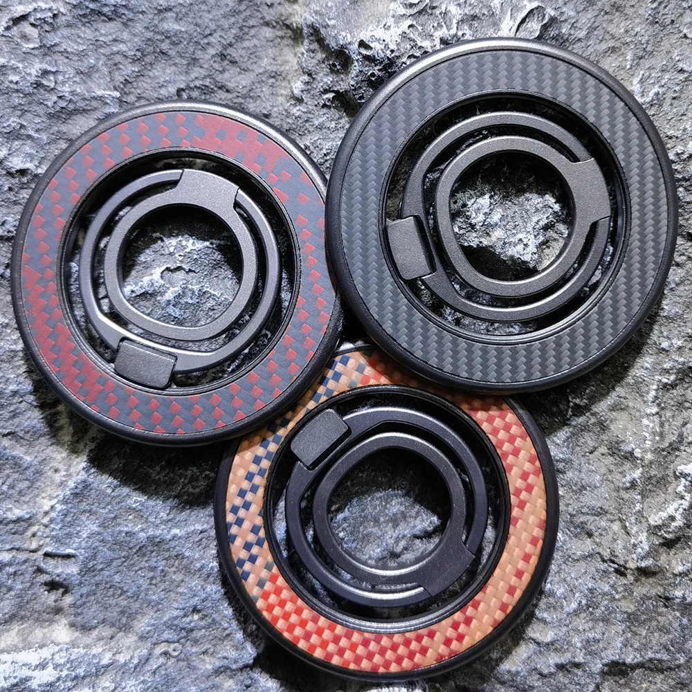

Carbon Fiber Aramid For Magsafe Magnetic Ring Holder Magnets Finger Grip Stand Holder Bracket