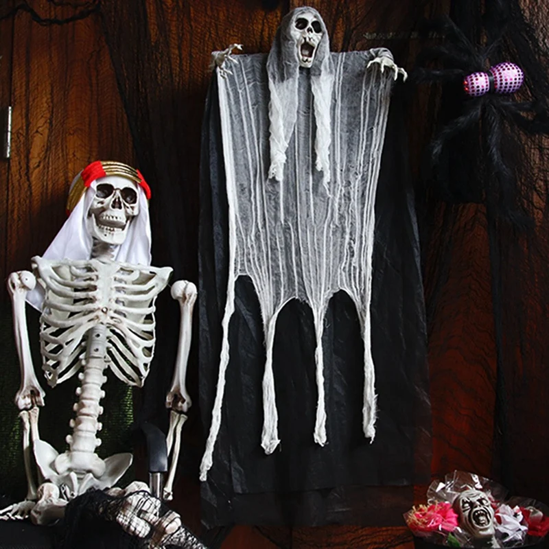 Halloween Decoration Halloween Hanging Props Spooky Halloween Haunted House Decor Hanging Grim Reaper For Halloween