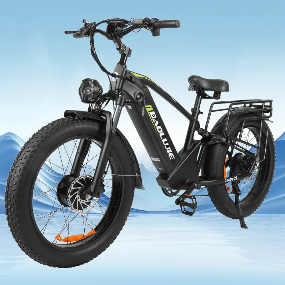 

40Miles Long-Range Cruiser Electric Motorcycles Bike for Adults, 1000W+1000W Motor, 48V 20AH Removable Battery Electric EBike
