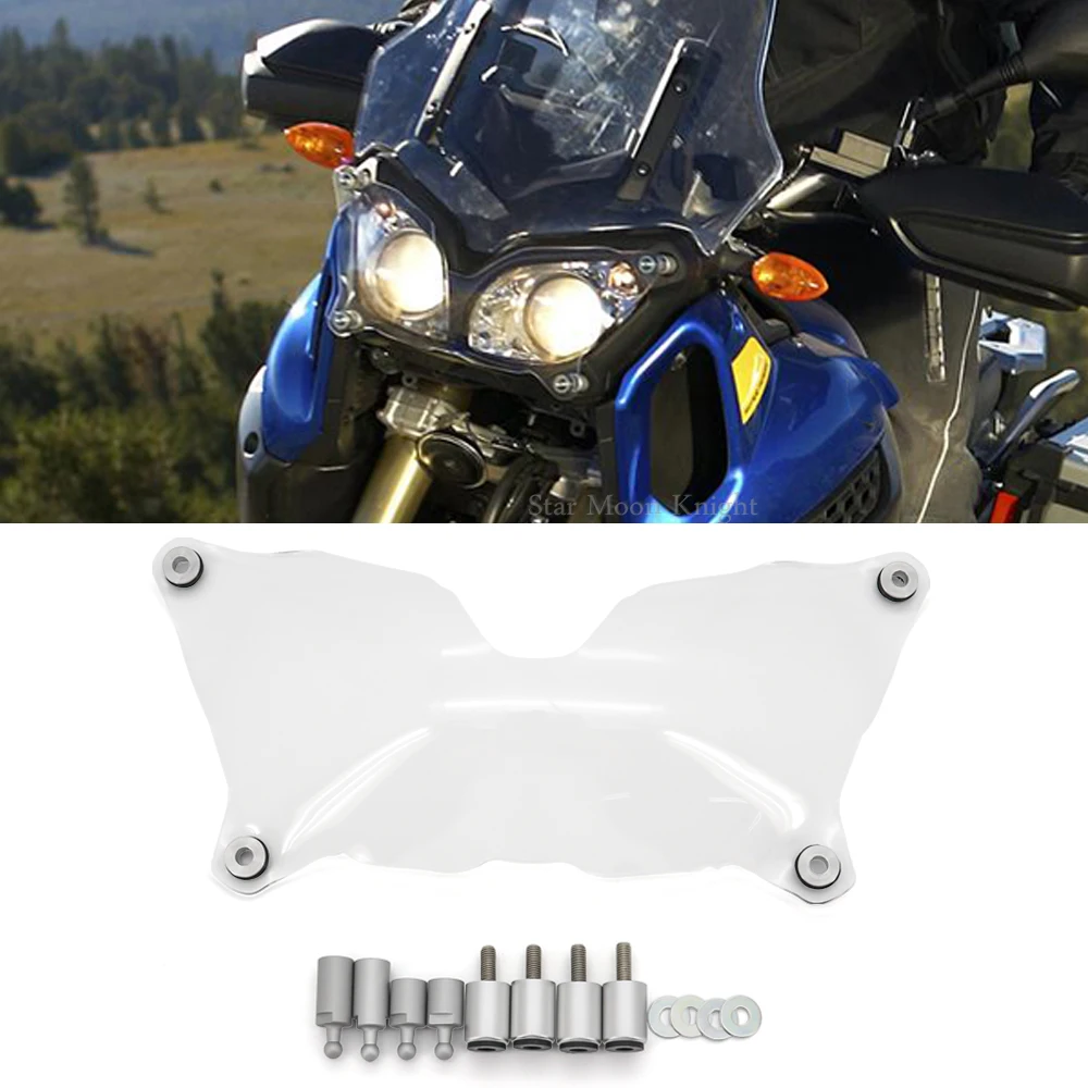 

Motorcycle Accessories Acrylic Headlight Protector Light Cover Protective Guard For XT 1200 Z XT1200Z Super 2010 -