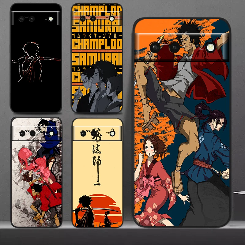 Anime Sengoku Basara Phone Case For Google Pixel 9 8 7 Pro 6 Pro 6A 5A 5 4 4A XL 5G Black Soft Fundas Cover