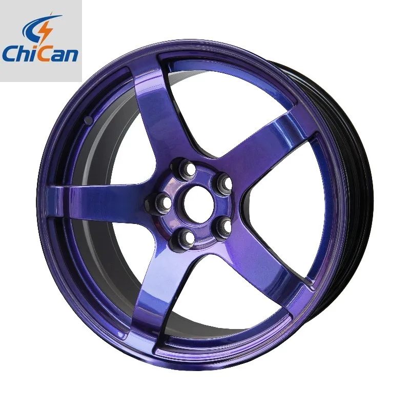 

【2026】Chican Custom Forged 17-22 Inch LUXURY TE37 Machined Surface Gradient 5 Spoke Alloy Wheel for Toyota Racing Car Passenger