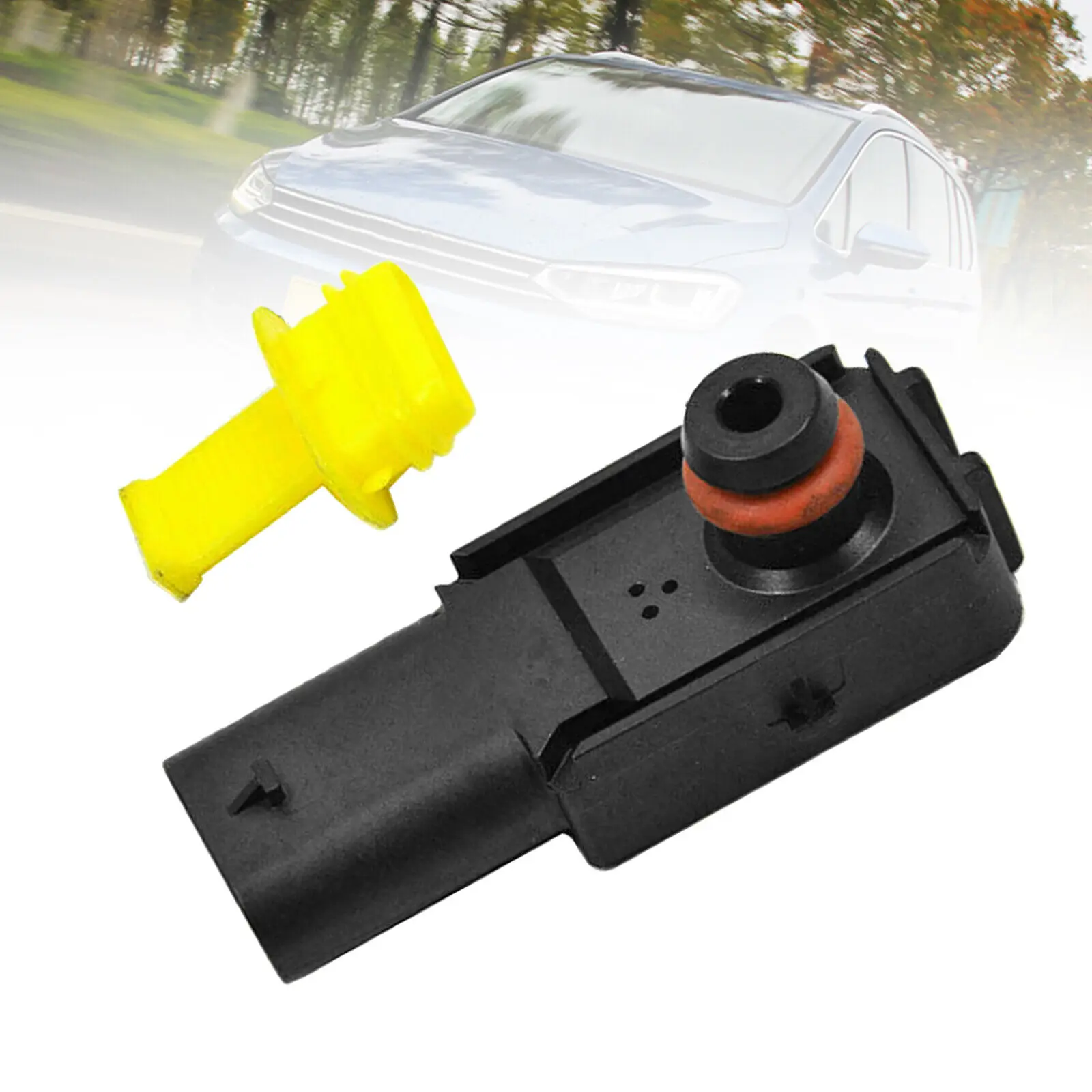 

1pcs Vacuum Hose Pressure Sensor 5Q0906207 8290065 Q0906207 For Audi Volkswagen Skoda Myton Golf Brake Pressure Sensor