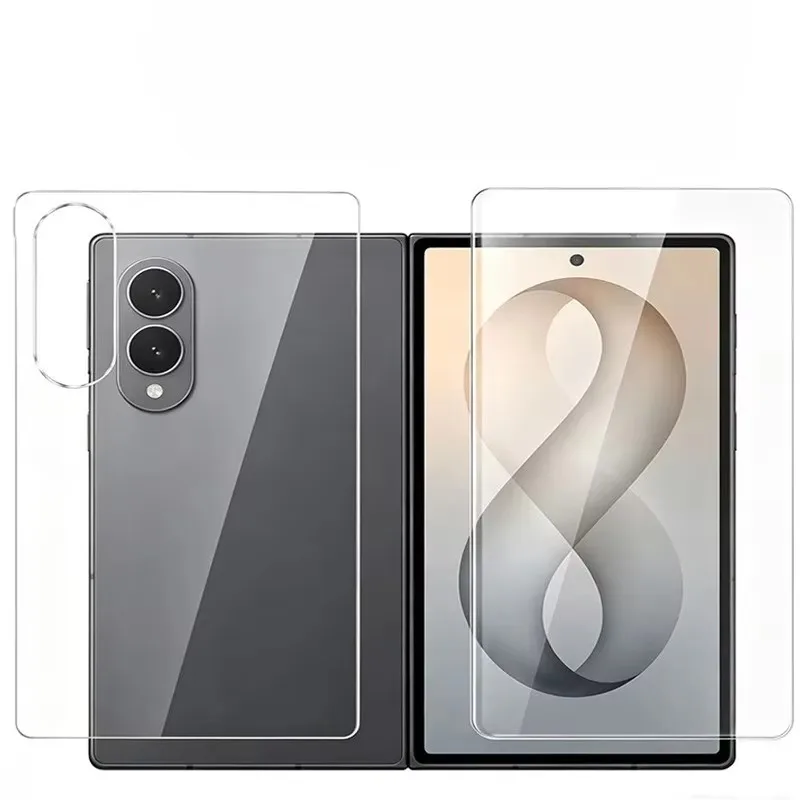 For Samsung Galaxy Z Fold8 Ultra Fold7 9H Front Bacck Clear Tempered Glass Screen Protectors Film Cover For Samsung Z Fold 8
