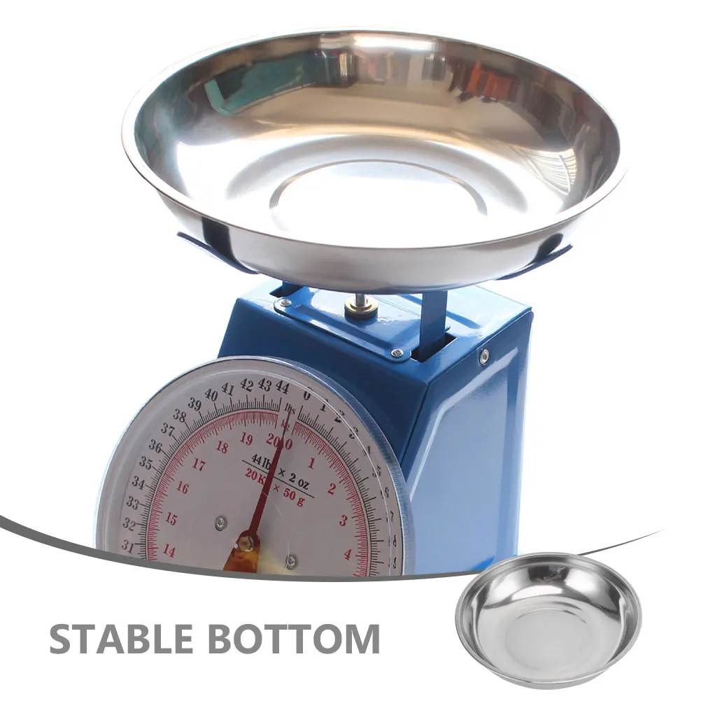 

Stainless Steel Electronic Scale Pan for Kitchen Jewelry Cake Shop Reusable Digital Weighing Tray Scale Pan