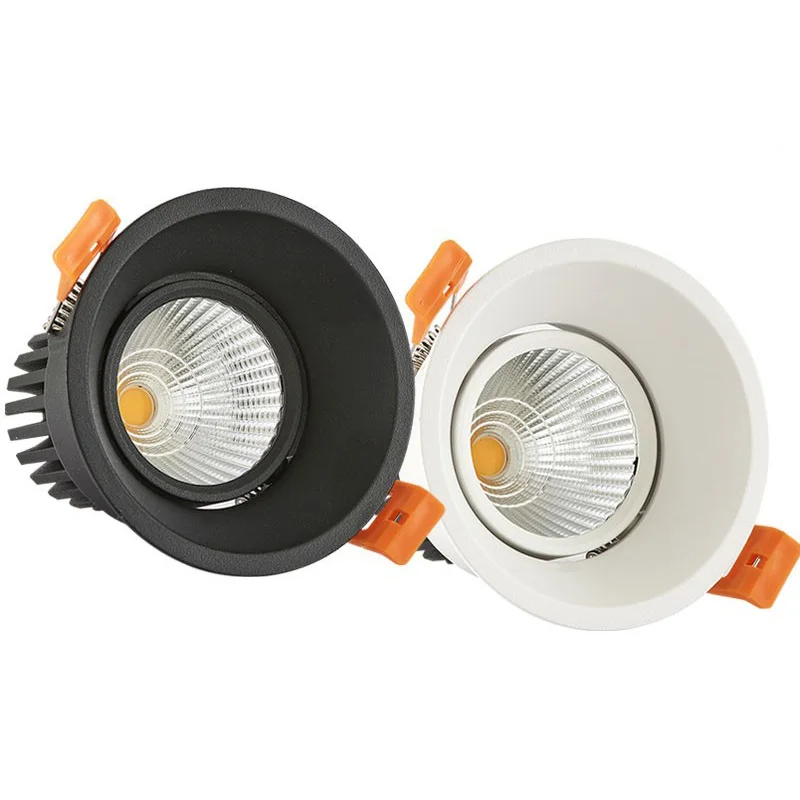 

LED Dimmable COB Downlight 7W/10W/15W 18W Round Recessed LED Spot Light lumination Indoor Decoration Ceiling Lamp AC110V/ 220V