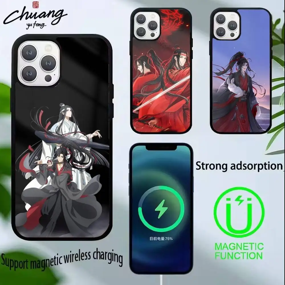

Grandmaster-Demonic Cultivation Phone Case For iPhone 14,16,15,13,17,12,Plus,Pro,Max Magnetic For Magsafe Frosted Cover