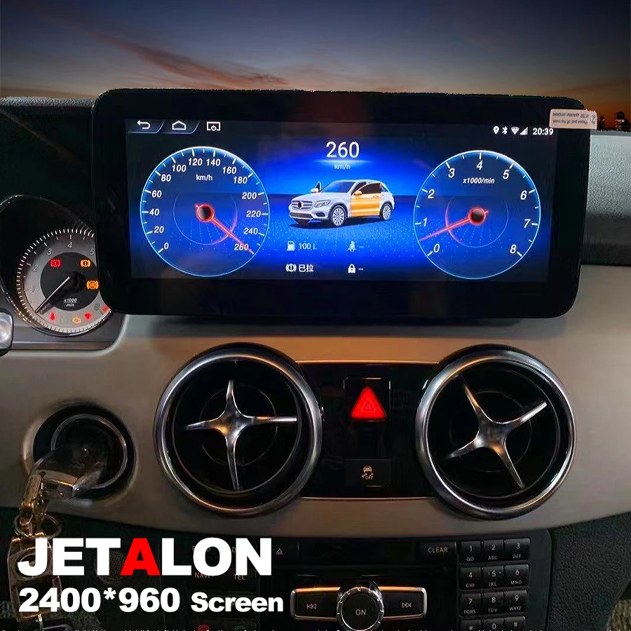 Android CarPlay Screen For Mercedes Benz GLK X204 2013-2015 Car Stereo Bluetooth Multimedia Navigation Auto Radio GPS DSP 4G