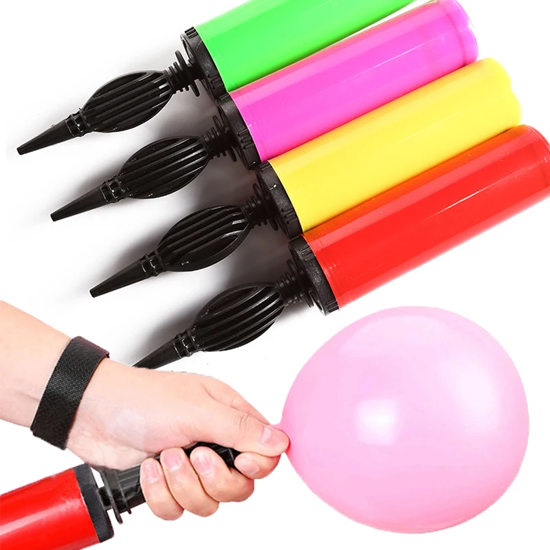 1PC Balloon Pump Balloon Accessories Balloons Inflator Hand-push Air Pumps for Wedding Birthday Party Decoration Tools Supplies