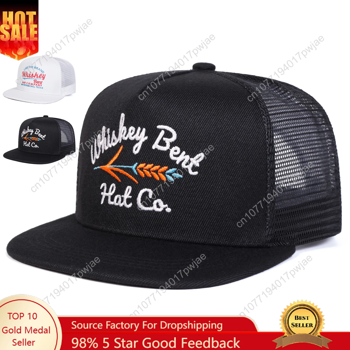 

Unisex WHISKEY BENT Letter Embroidery Hip-hop Net Hats Spring Summer Outdoor Adjustable Casual Baseball Caps Sunscreen Hat Cap