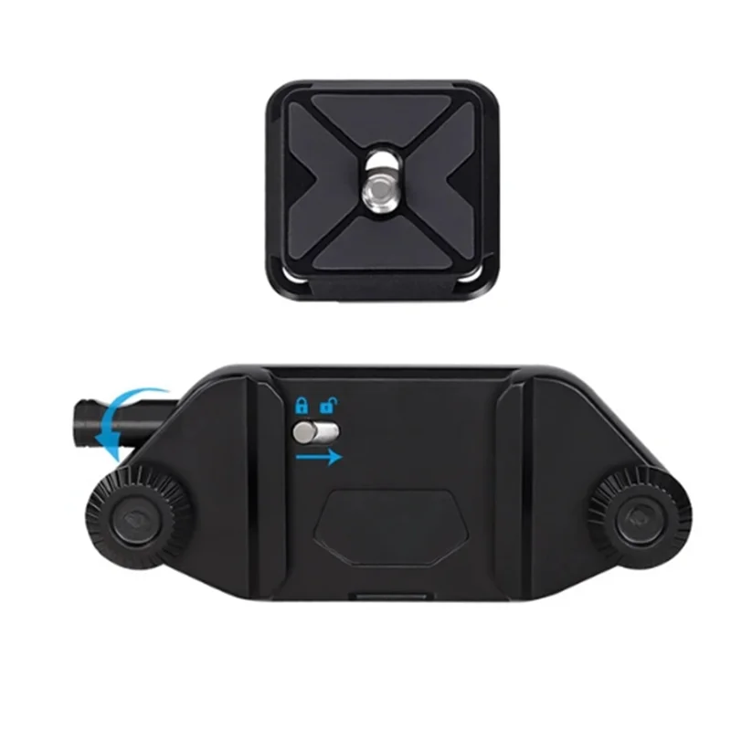 Quick Hanging Buckle Micro-Single Accessories Fast-Loading Hand Movement Quick-Release Mount Replacement (Black)-N36R