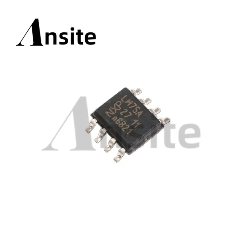 10PCS/Lot 100% new LM75AD LM75AD,118 SOP-8 temperature sensor chip