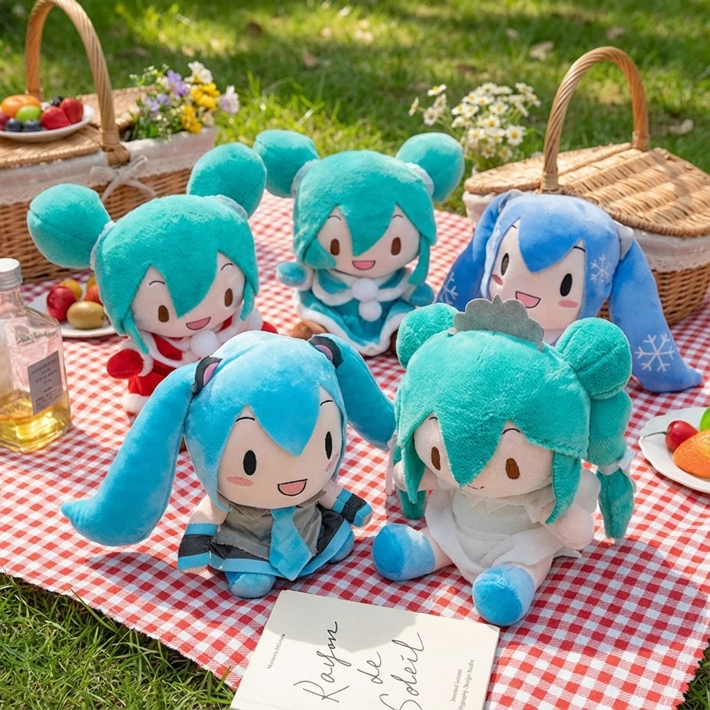 

Hatsune Miku Plush Toy Anime Pillow Doll Soft Cute Stuffed Animal Gift for Fans Hot Sale Popular Character Merchandise