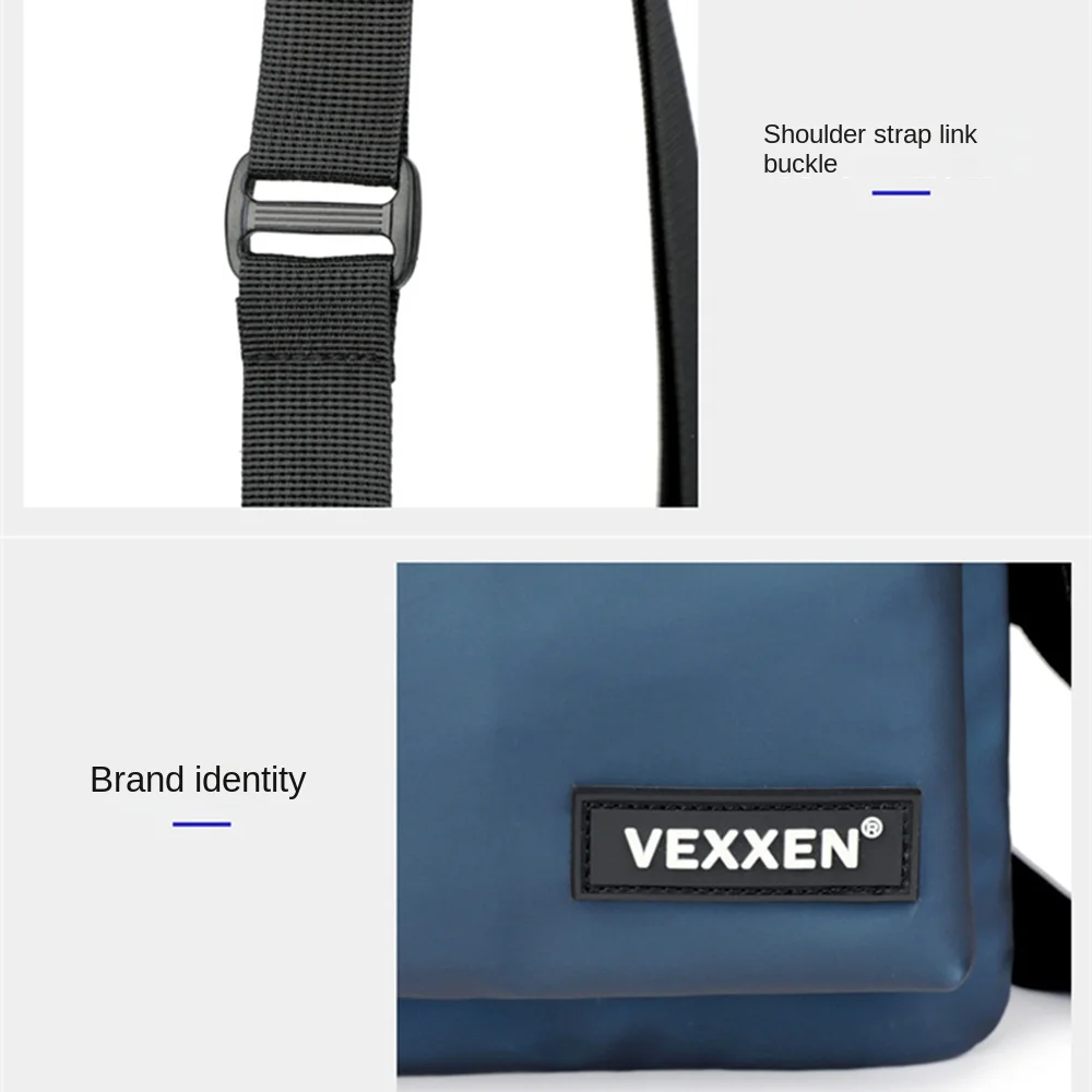 Casual Multifunctional Crossbody Phone Pouch Handheld Korean Style Small Shoulder Bag Sports Solid Color Male Square Bag Man