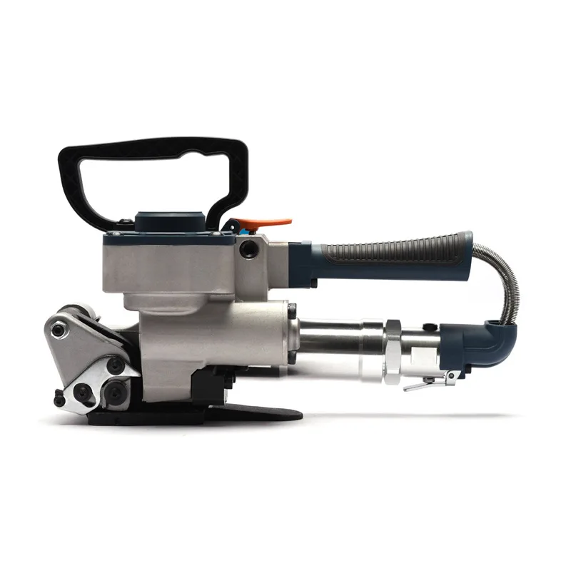 

B19 Portable buckle-free strapping machine Hot melt pneumatic plastic steel belt PET automatic tightener, pneumatic baler