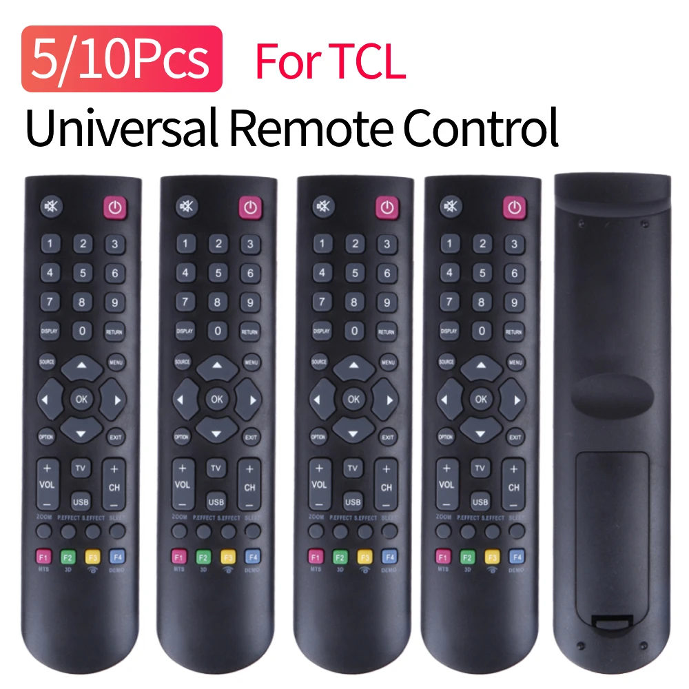 5/10PcsPlastic Remote Controller Replacement Parts Universal Smart Television Remote Control Accessories Battery Powered for TCL