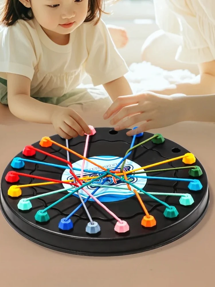 Défi à sauter la corde Jeu de décodage d'intelligence pour enfants Formation logique, jeu de stratégie de jeu de société interactif Parent-enfant.