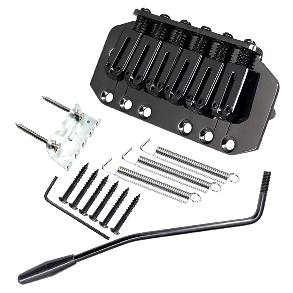 Electric Guitar Locking Tremolo for bridge Set for Stable Tuning and Pitch Control with Zinc Alloy Components Including Locking