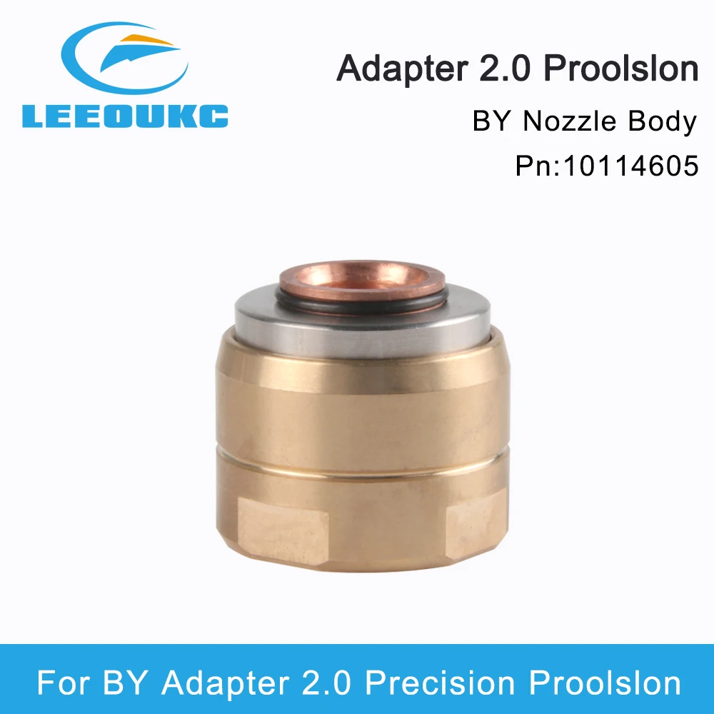 LEEOUKC Корпус форсунки 10114605   распылитель машины для лазерной резки BY Adapter 2.0 Precision Proolslon