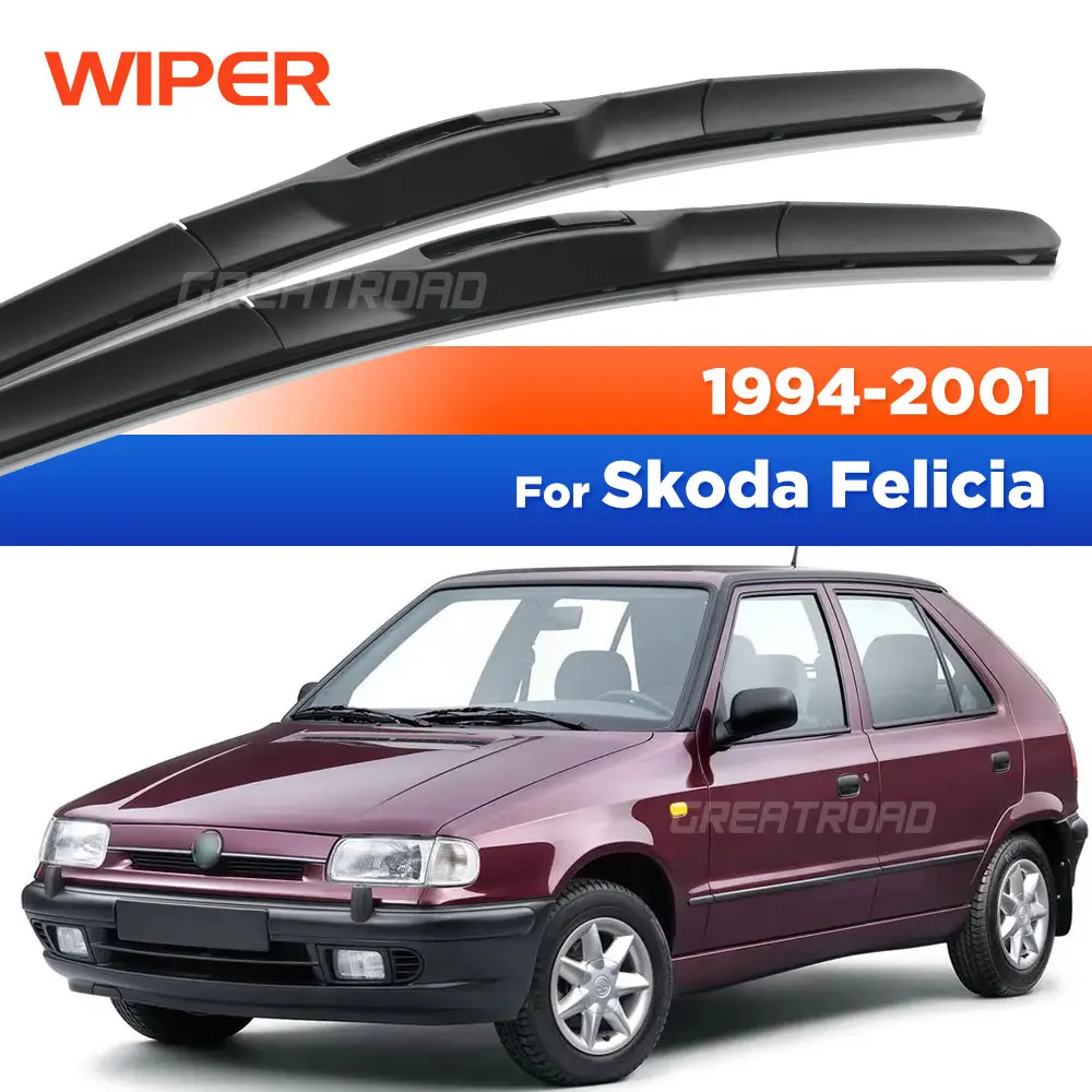 

Для Skoda Felicia 1994-2001 1995 1996 1997 1998 1999 2000 щетки переднего стеклоочистителя лобовое стекло щетка 20 "+ 20"