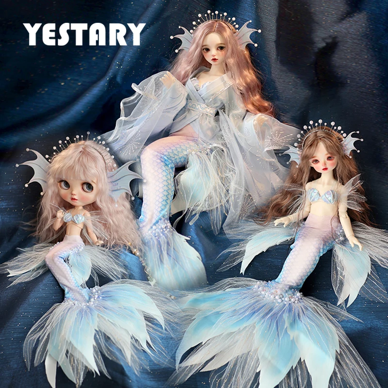 

YESTARY BJD Doll Blythe Clothes DIY Material Pack 1/4 1/6 ob11 Toys Accessories Mermaid Jiaoren Dolls Clothes DIY Dolls Clothes